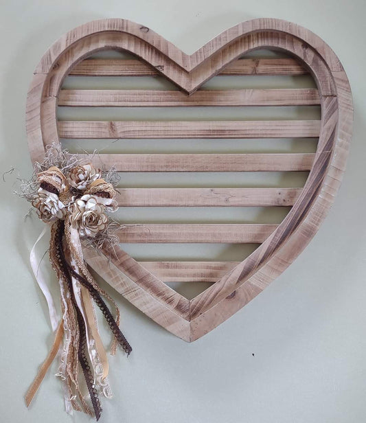 Wooden Heart Wall Art